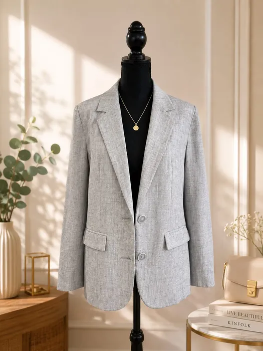 Blazer gris ejecutivo