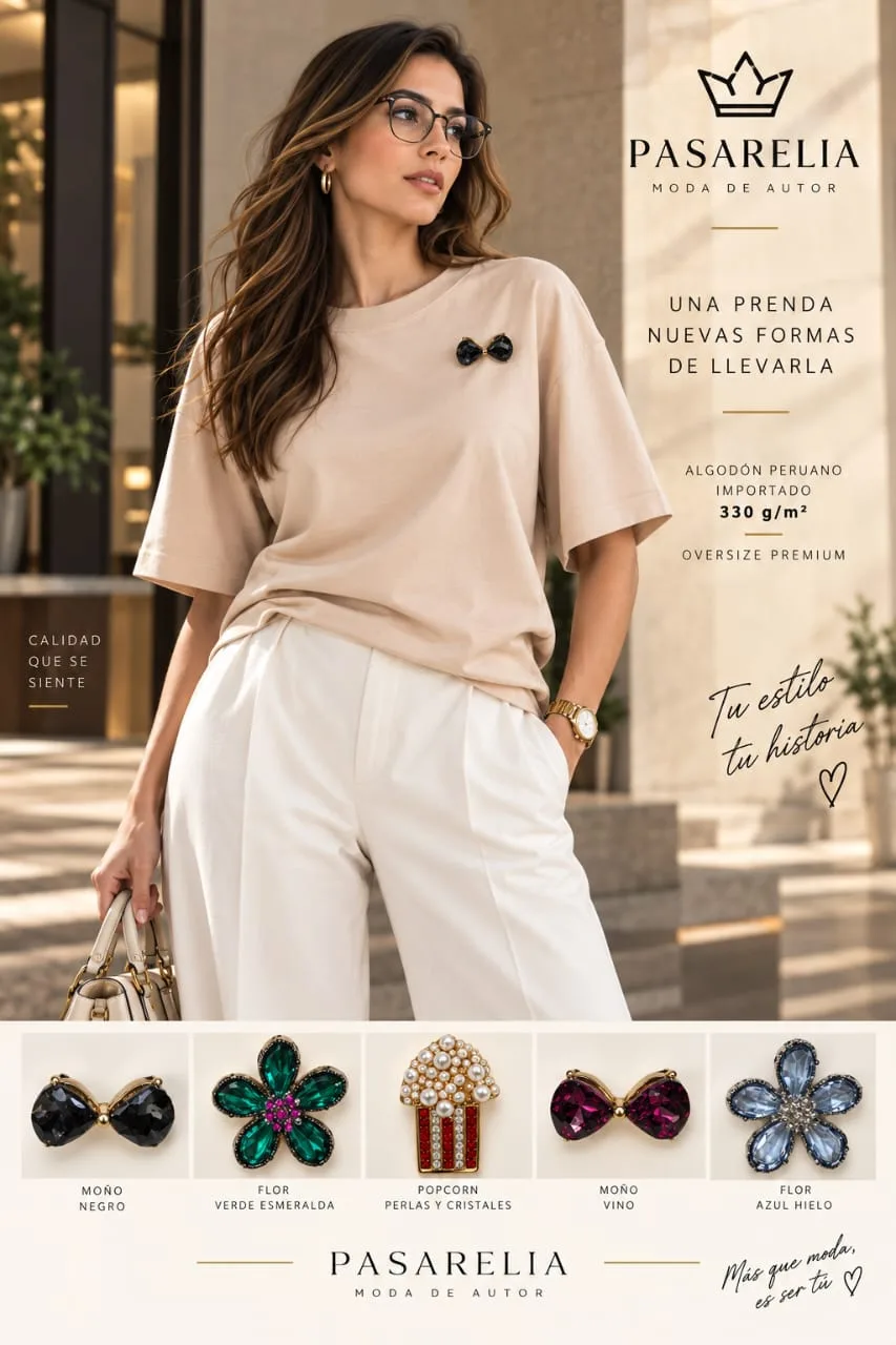 Camiseta básica con broche — foto 2