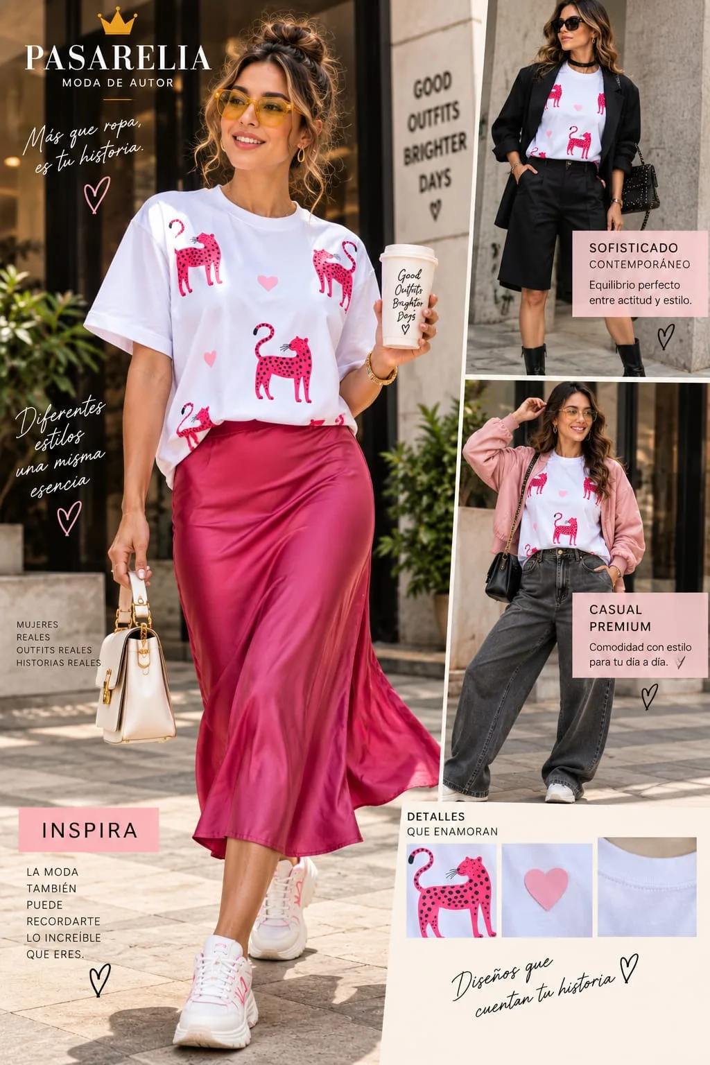 Camiseta blanca leopardo — foto 2