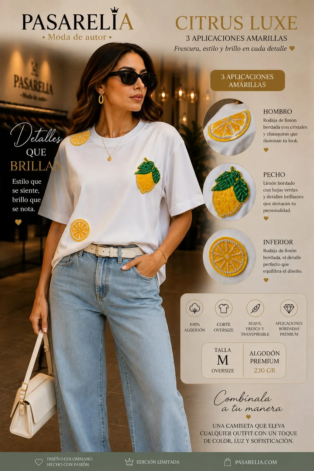 Camiseta Citrus Luxe