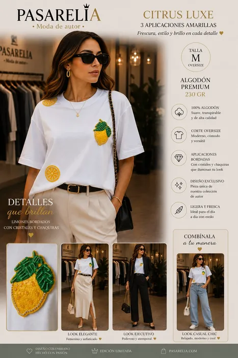 Camiseta Citrus Luxe