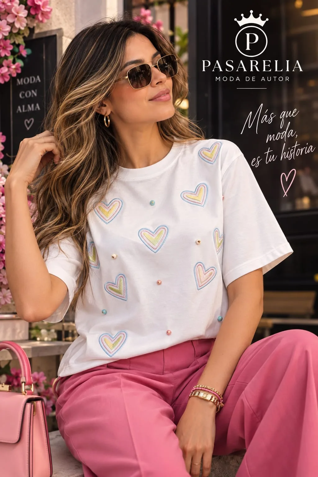 Camiseta corazones — foto 3