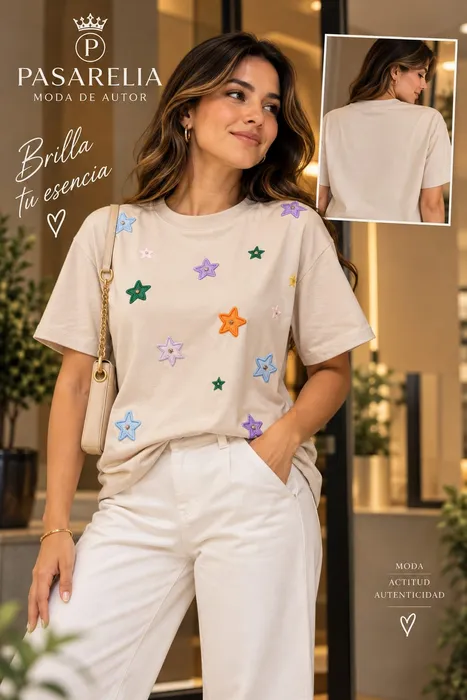 Camiseta de estrellas - naciste para brillar