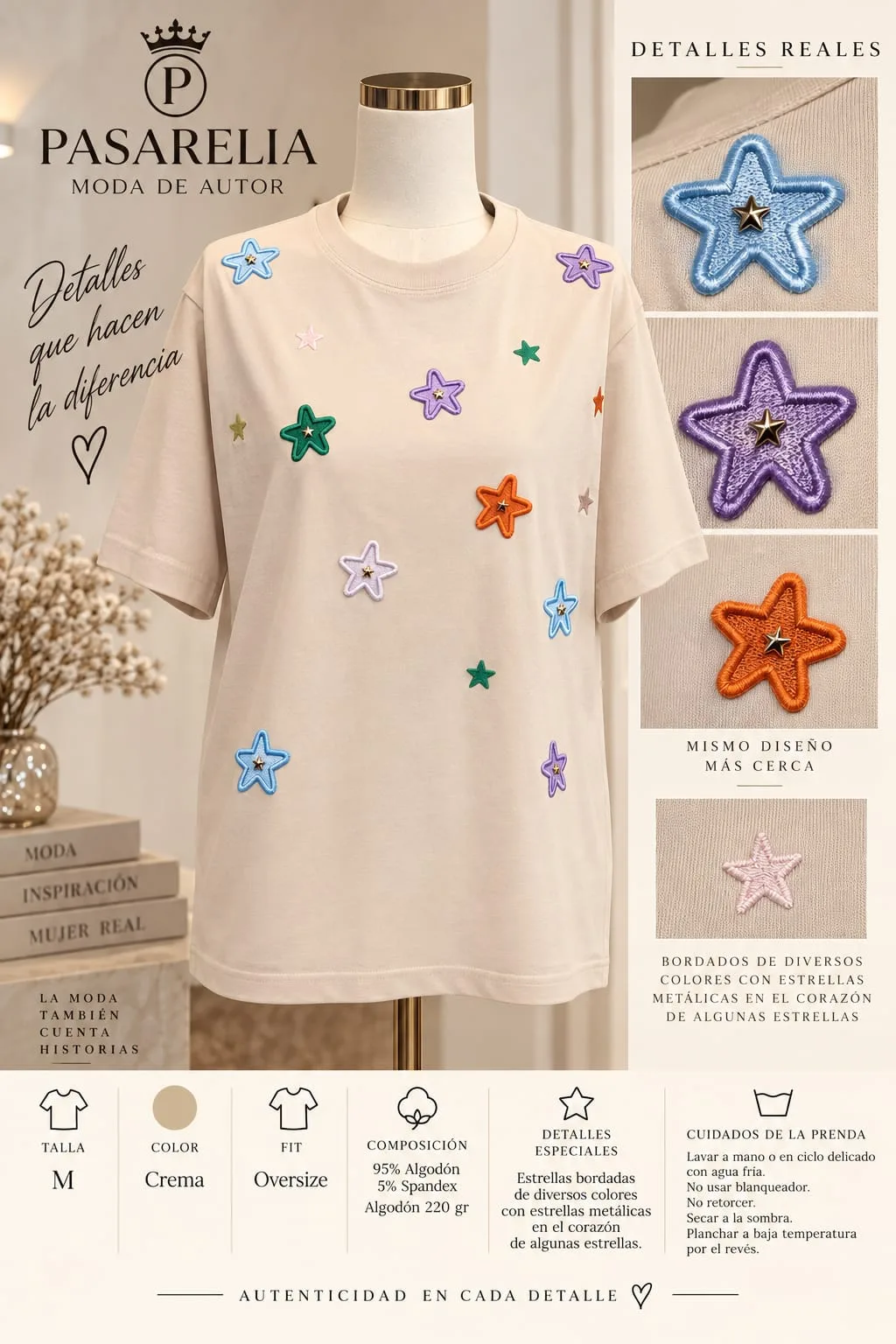 Camiseta de estrellas - naciste para brillar