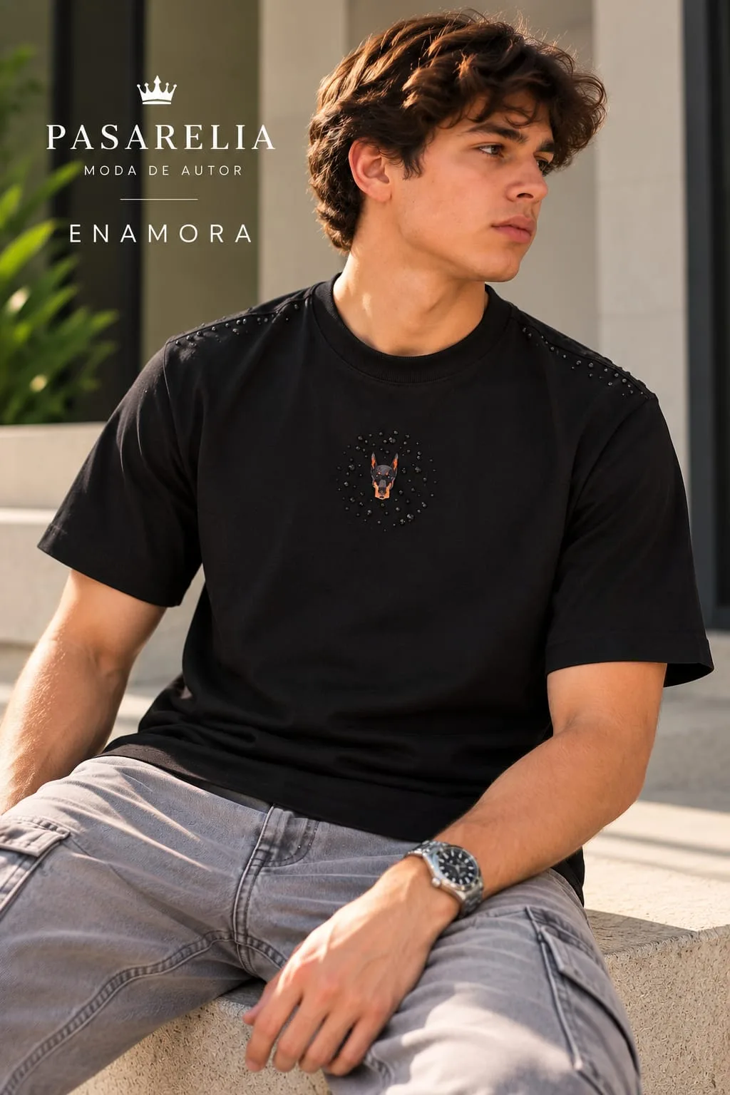 Camiseta doberman