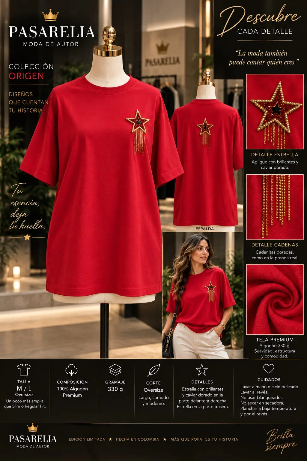 Camiseta estrella roja — foto 4
