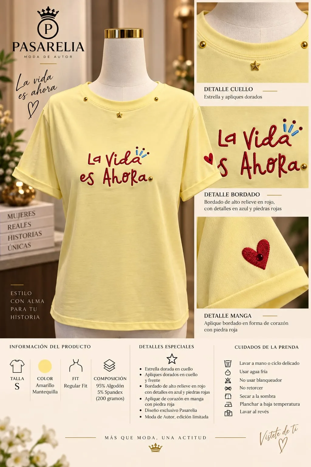 Camiseta la vida es Ahora