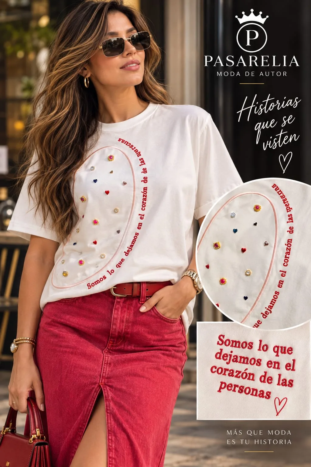 Camiseta medio corazón — foto 4