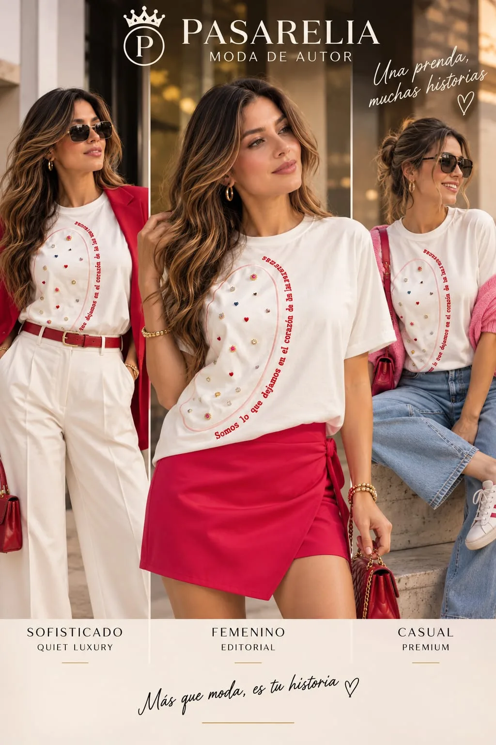 Camiseta medio corazón — foto 3