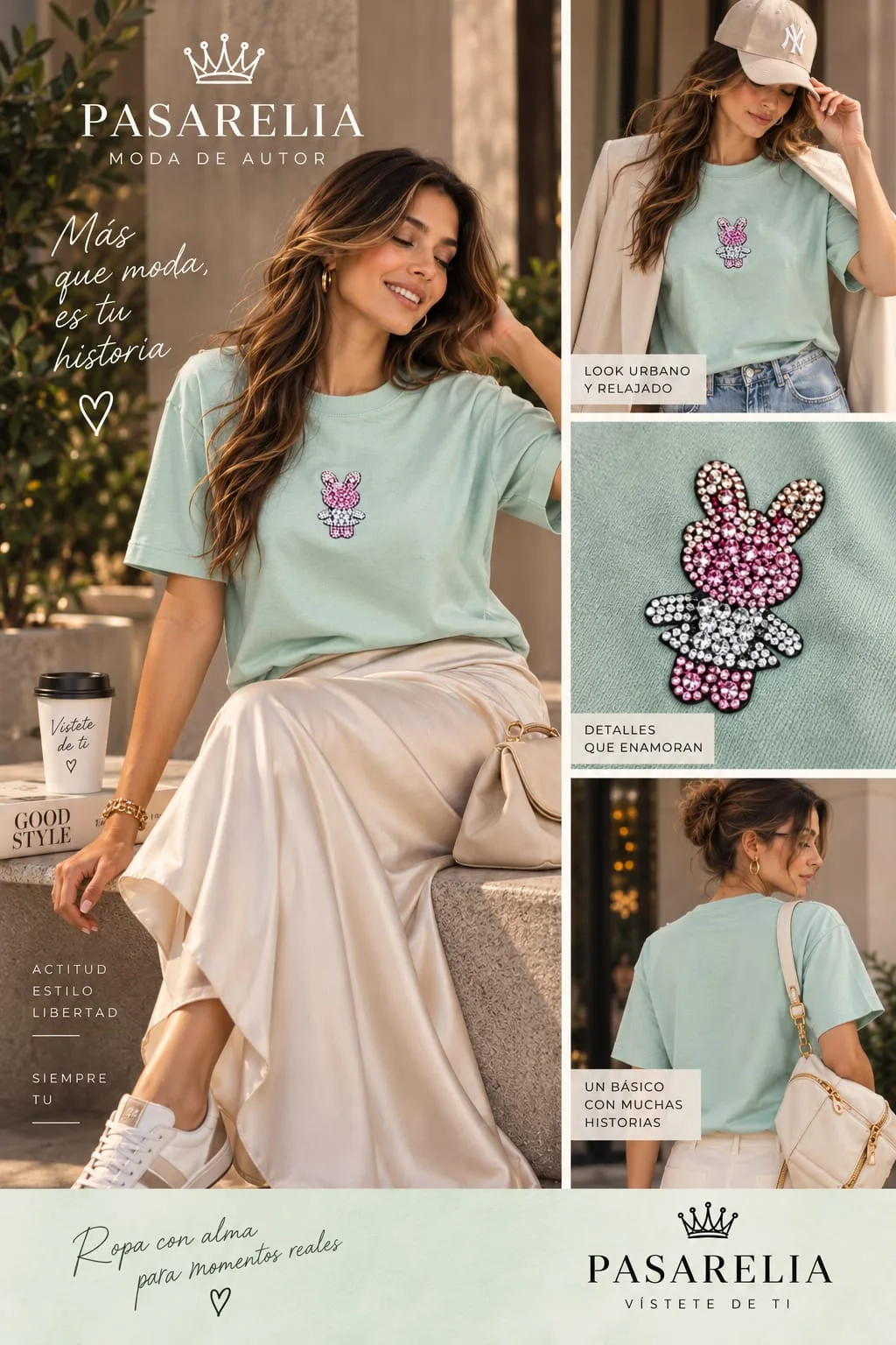 Camiseta Mint rabbit — foto 3