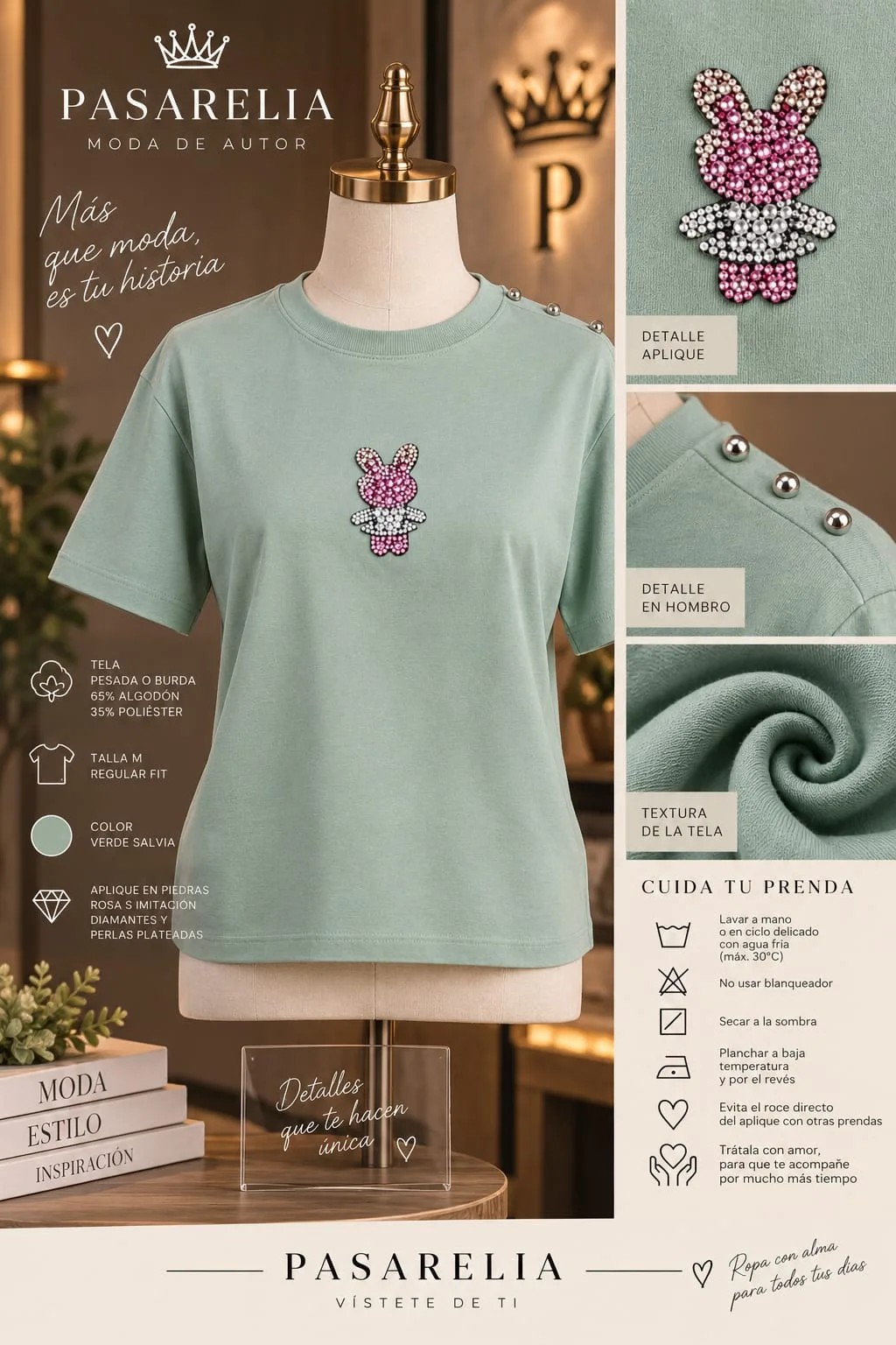 Camiseta Mint rabbit