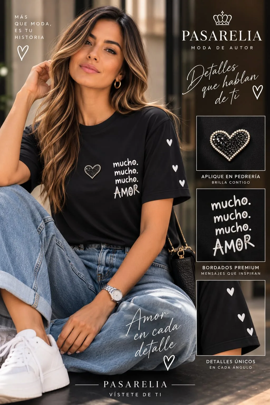 Camiseta mucho amor