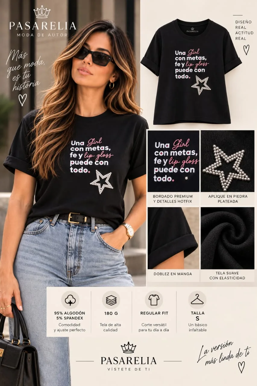 Camiseta Negra con estrella — foto 2
