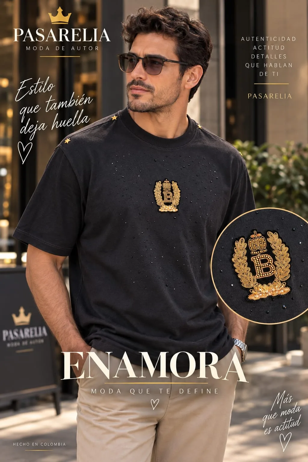 Camiseta Negra logo B