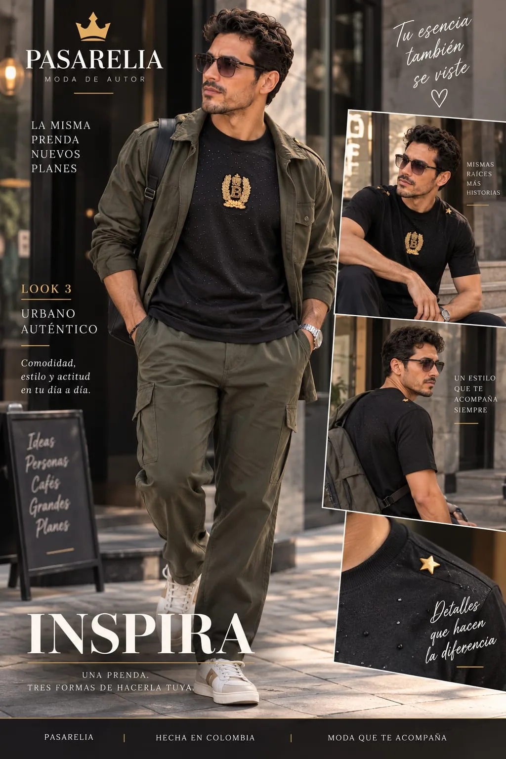 Camiseta Negra logo B — foto 4