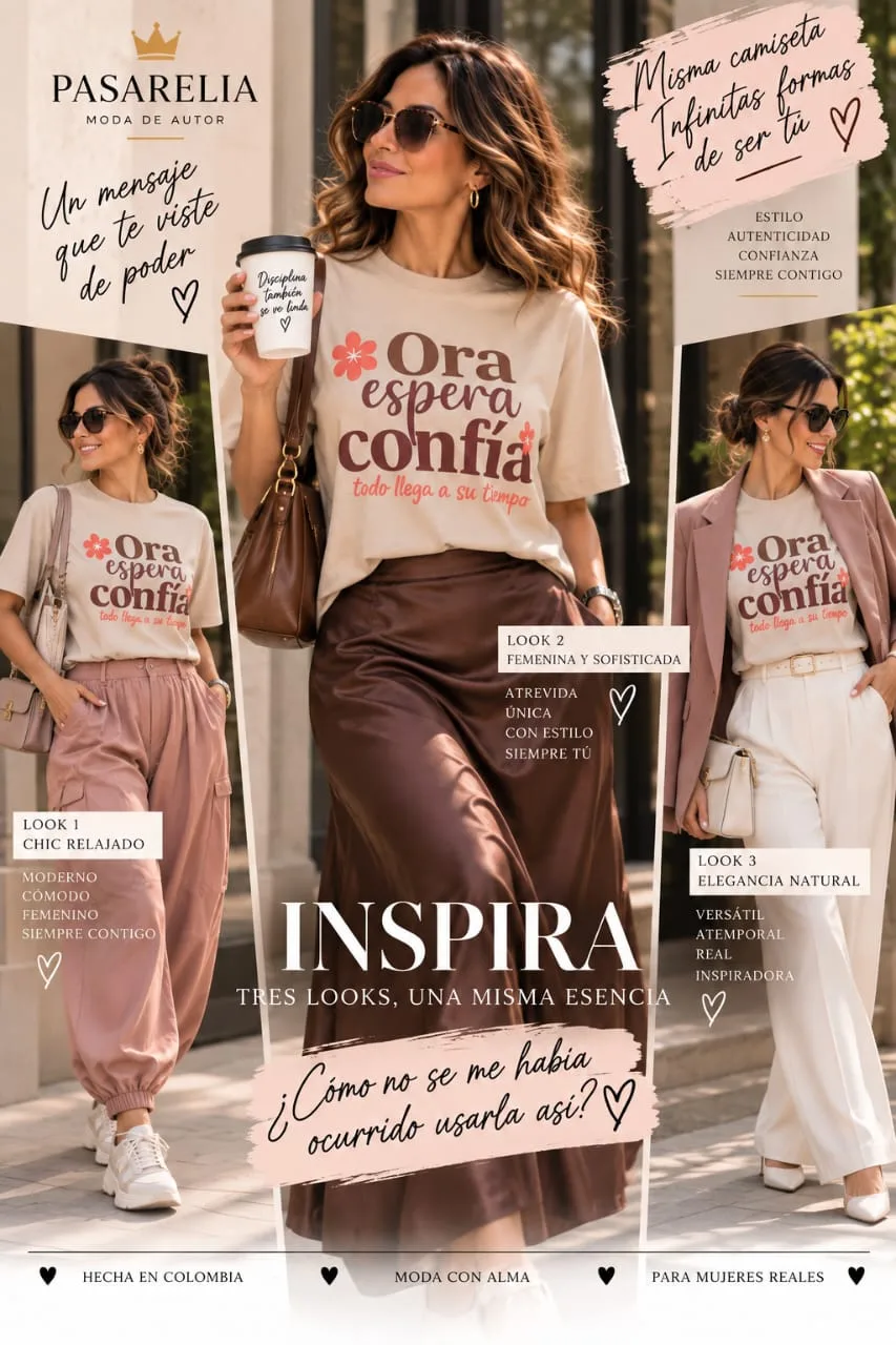 Camiseta ora espera y confía — foto 2