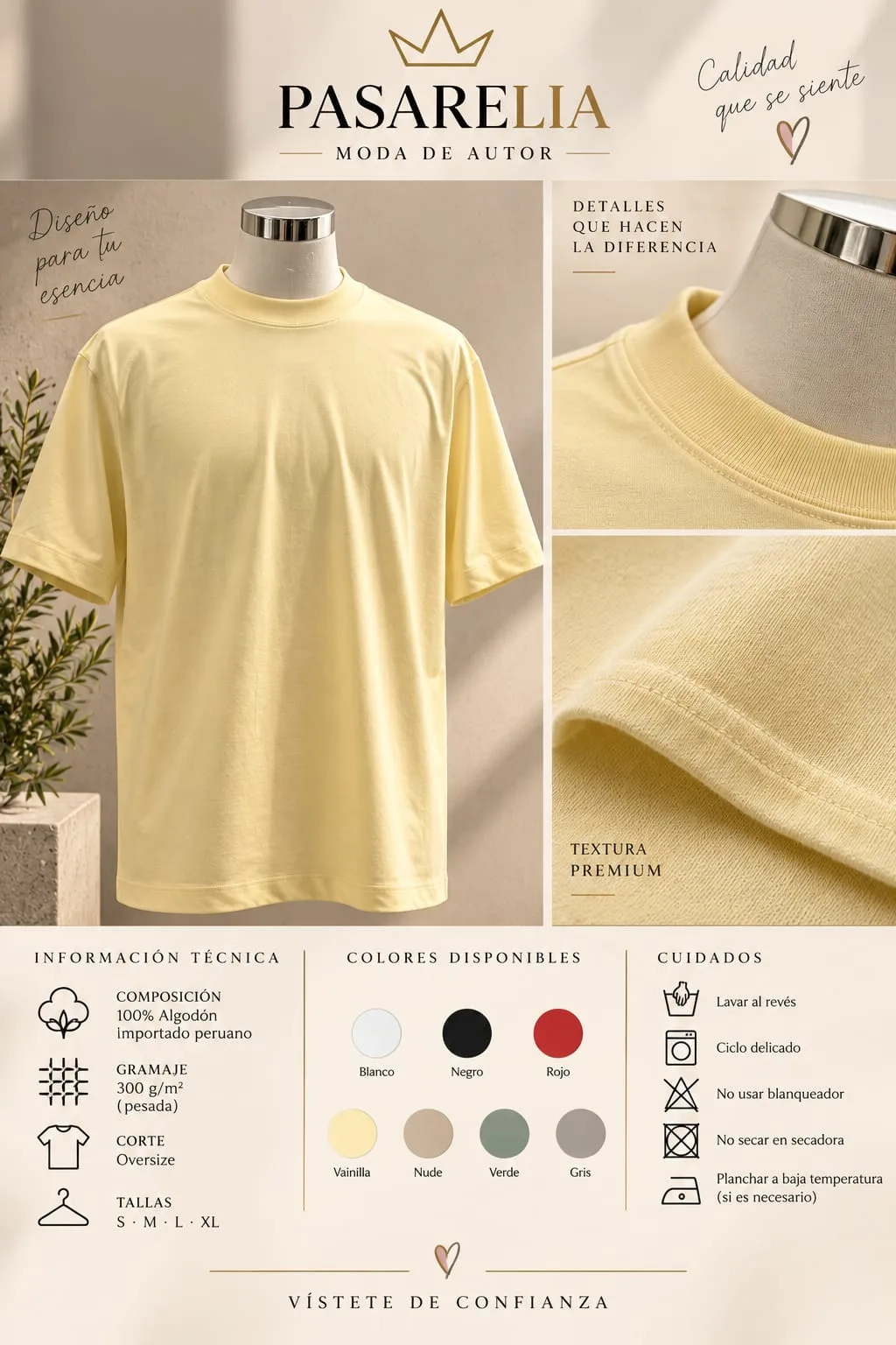 Camiseta unicolor hombre — foto 6